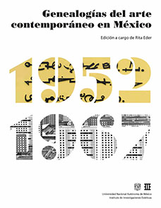 Portada del libro Genealogías del arte contemporáneo en México. 1952-1967